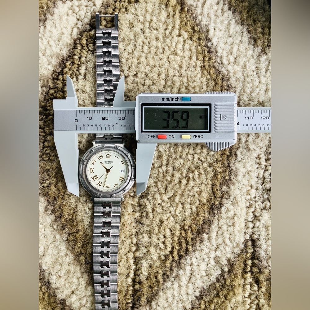 Mens authentic HERMES wristwatch ๐๐๐ - Picture 5 of 12